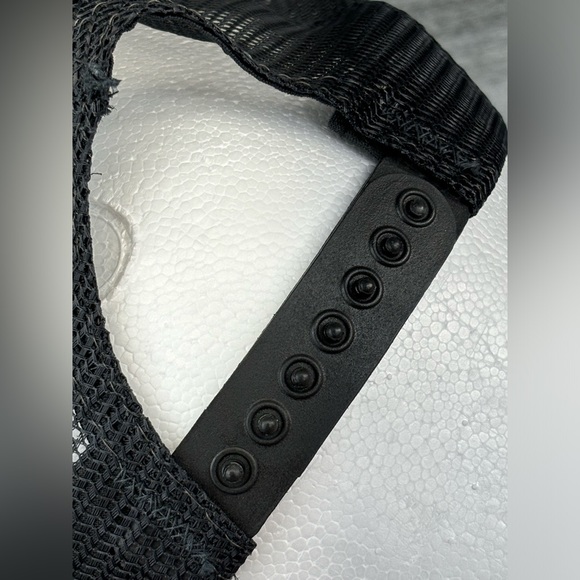 VTG Mobil 1 Racing Patch Mesh Snapback Trucker Hat Stylemaster OSFA USA Made - Picture 8 of 16